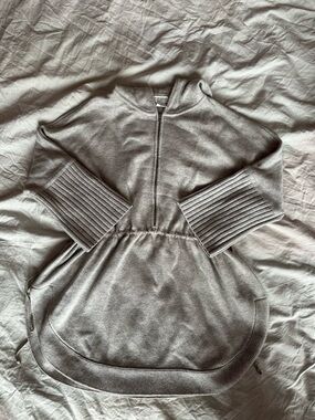 Club Monaco 100% Cashmere Half-Zip Sweater Adjustable Waist XS